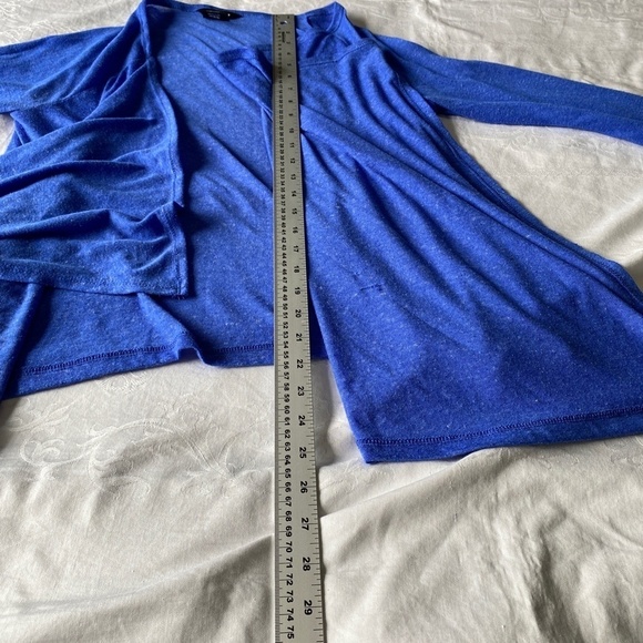 Oakley Women's Open Front Purplish-Blue Lightweight Cardigan Cover Up Size Small - Picture 9 of 12